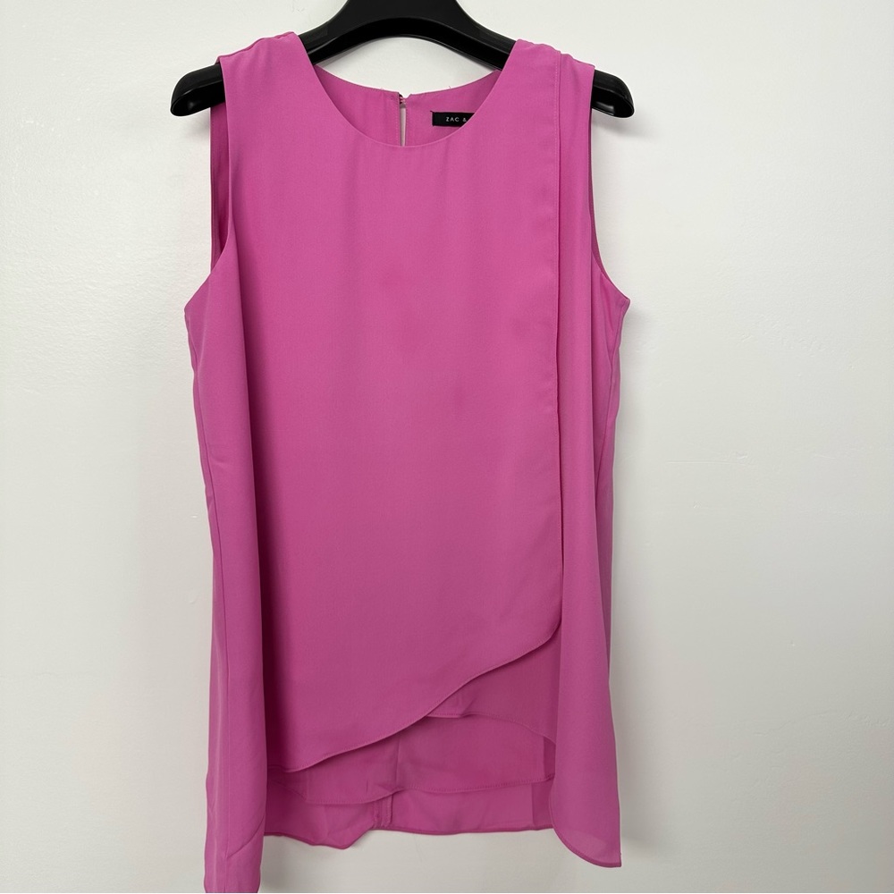 Zac and Rachel Pink Sleeveless Blouse - Size Small
